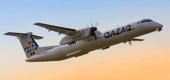 Үржар ауданының әуежайына Астанадан алғаш рет Bombardier q400 маркалы ұшағы келіп қонды